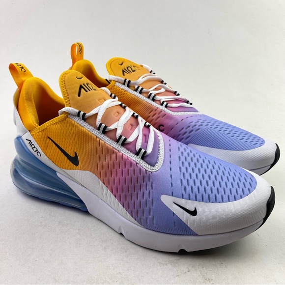 Nike Air Max 270 Summer Gradient Mens 15 University Gold AH8050-702 Running main image 12